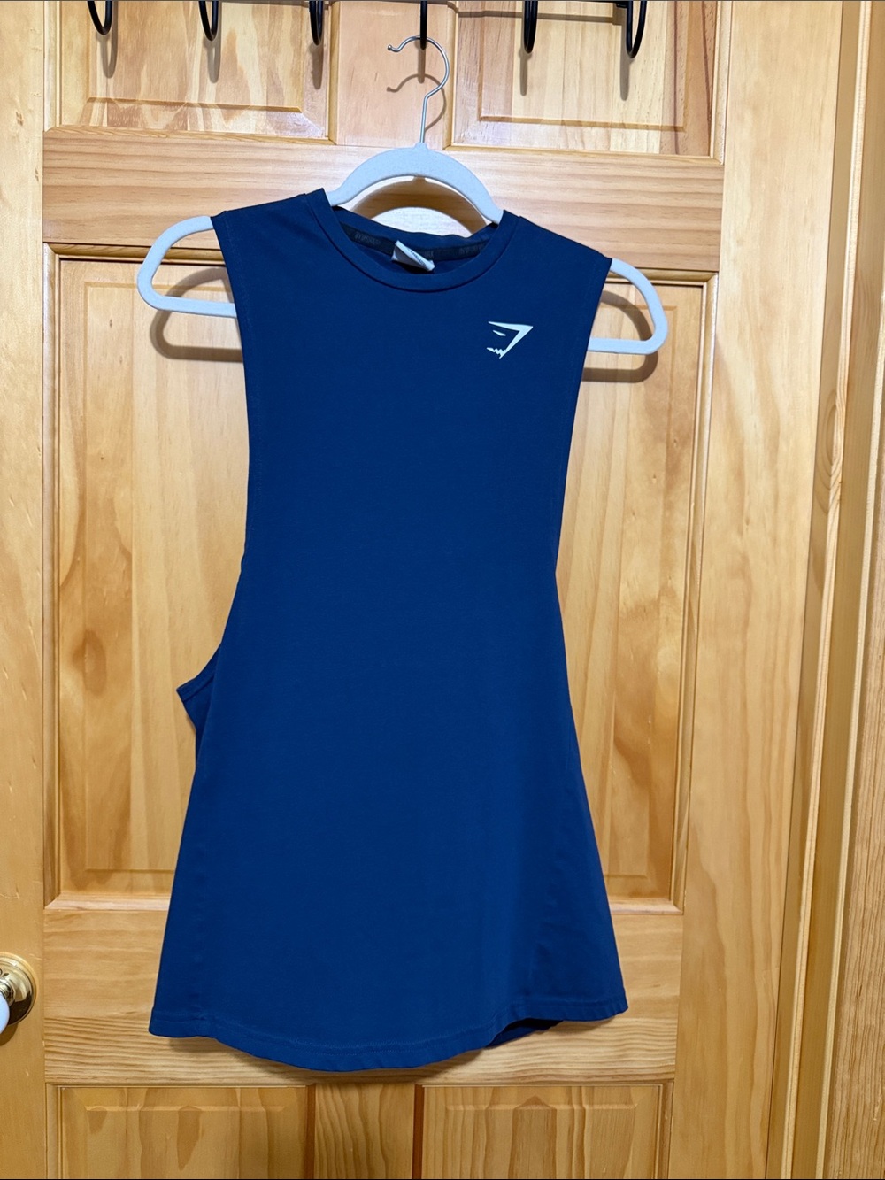 Gymshark Navy Blue Men's Tank Top, Size Small.